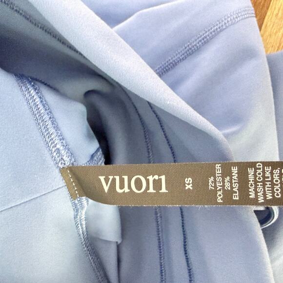 Vuori Daily Form Leggings Womens XS Spring Blue Workout Train Gym Run Jog EUC - Picture 7 of 8